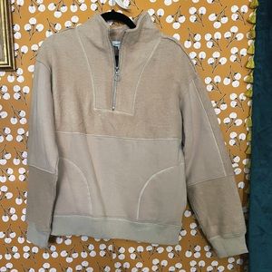 Heartloom Sherpa | Teddy Quarter Zip Pullover Sweatshirt
